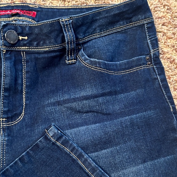 YMI Women's Dark Blue Skinny Jeans - Picture 6 of 8